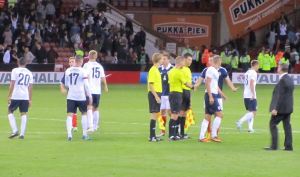 The full time whistle goes