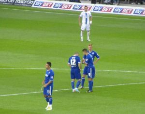 Chesterfield prepare to get the second half udnerway