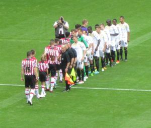 Pre match handshakes