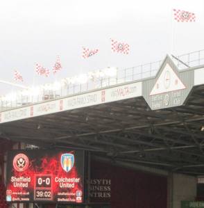 Sheffield United v Colchester at Bramall Lane