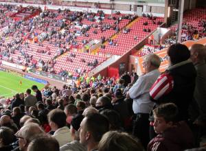 The Kop watches the match's conclusion