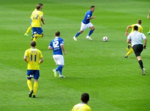 Gary Roberts charges forward