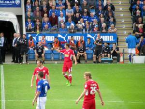 Paul Cook watches on
