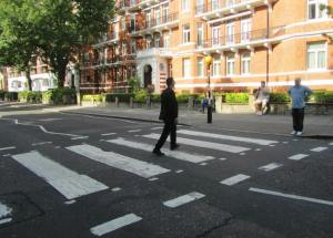 'Ringo' crosses Abbey Road as my Dad looks on