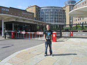 Outside the iconic building