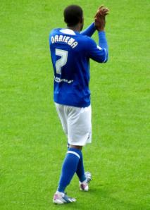 Tendayi Darikwa applauds the fans