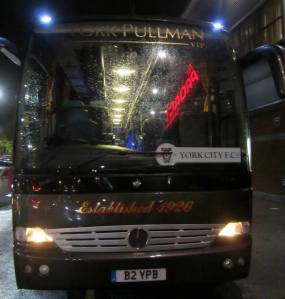 The York City team coach