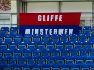 Flag on the away end