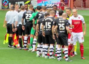 Pre-match handshakes