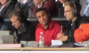 Jack Lester does the match commentary