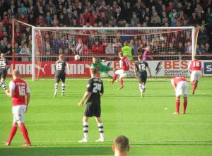 Jeff Hughes misses from the spot