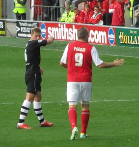 Jon Parkin joins the action in the final minutes