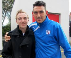 Gary Roberts, who was suspended for today's game 