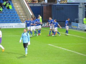 Gary Roberts scores the opening goal