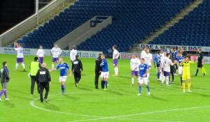 Handshakes at full time