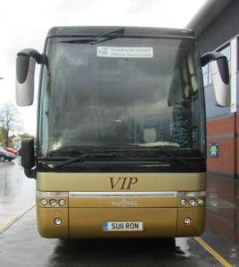 The Scunthorpe team coach