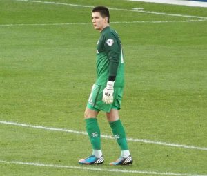 The Wycombe goalkeeper