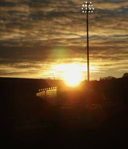 Sunset over the Proact