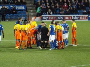 A player goes down injured