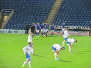 Ollie Banks gives the home side the lead