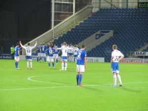 Rochdale's goal is disallowed