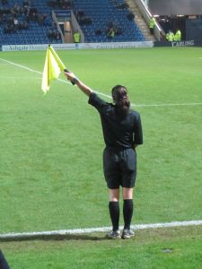 The female assistant referee