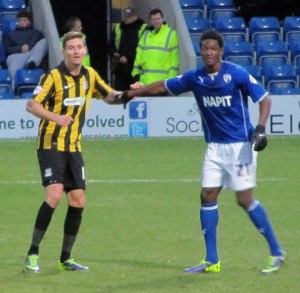 Gnanduillet keeps his marker at arms length