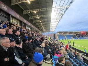 Fans in the West Stand
