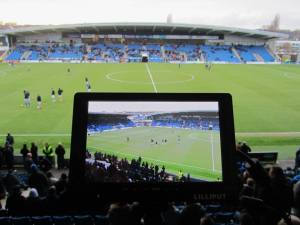 View from the TV gantry