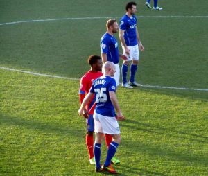 The Chesterfield back line