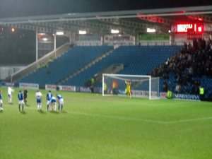 Rochdale are awarded a 90th minute penalty