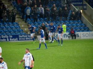 Roberts puts Chesterfield ahead