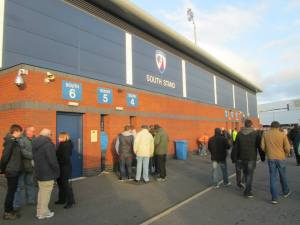The back of the South Stand