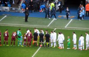 Pre-match handshakes