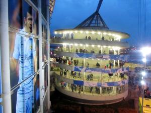 The supporters head home