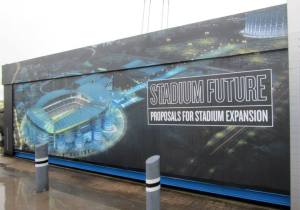 The exhibition showing City's plans for the future of their stadium
