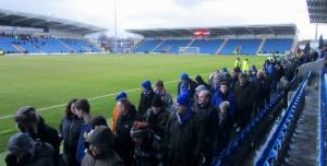 The fans head home after witnessing another victory