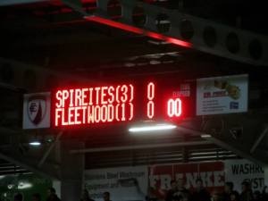 The Spireites hold a 3-1 lead from the first leg