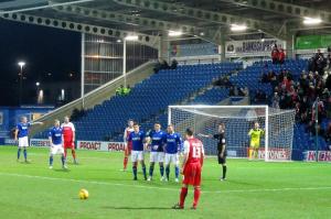 A Fleetwood set piece in the second half