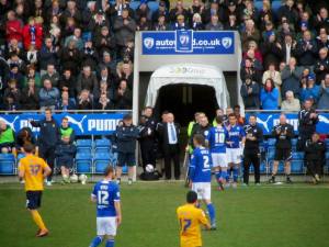 Bennett is brought on, becoming the first player I've seen play for Chesterfield that is younger than myself!