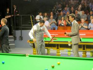 Dominic Dale makes his entrance