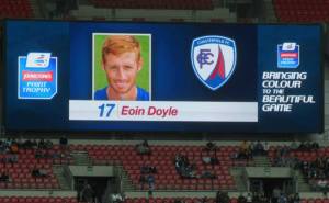 Eoin Doyle leads the attack for Chesterfield