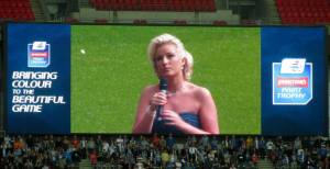 The singer of the national anthem