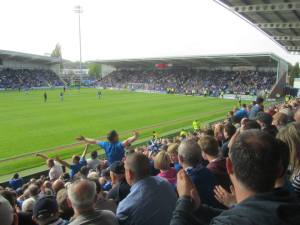 Chesterfield fans enjoy the moment