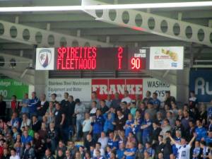 Chesterfield win the game and the title