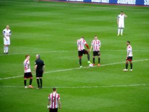 Second half gets underway