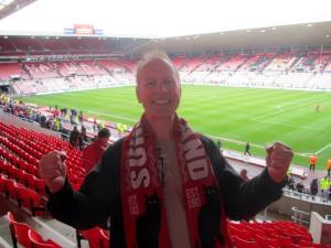 Kelly at the home of his side