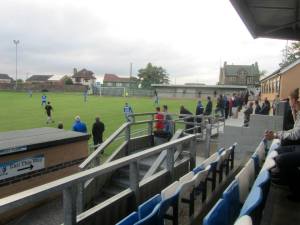 Fans watch the action