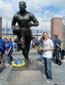 The statue of Dixie Dean