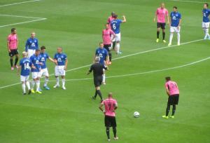 An early kick off for the visitors